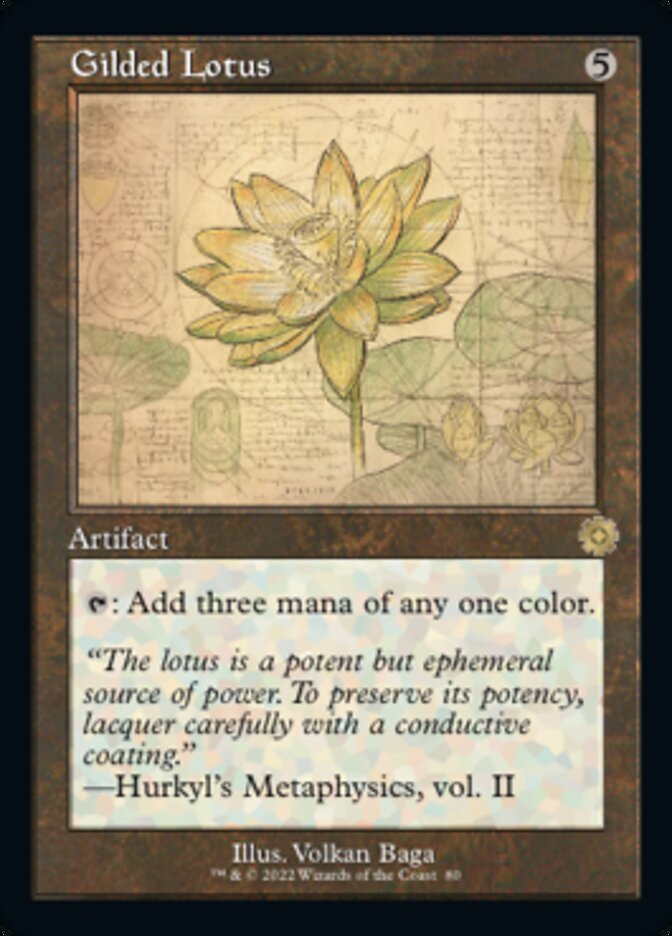 Gilded Lotus (Retro Schematic) [The Brothers' War Retro Artifacts] | L.A. Mood Comics and Games