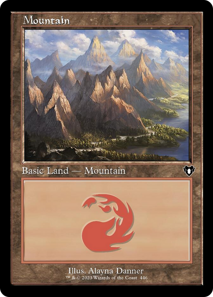 Mountain (446) (Retro) [Commander Masters] | L.A. Mood Comics and Games