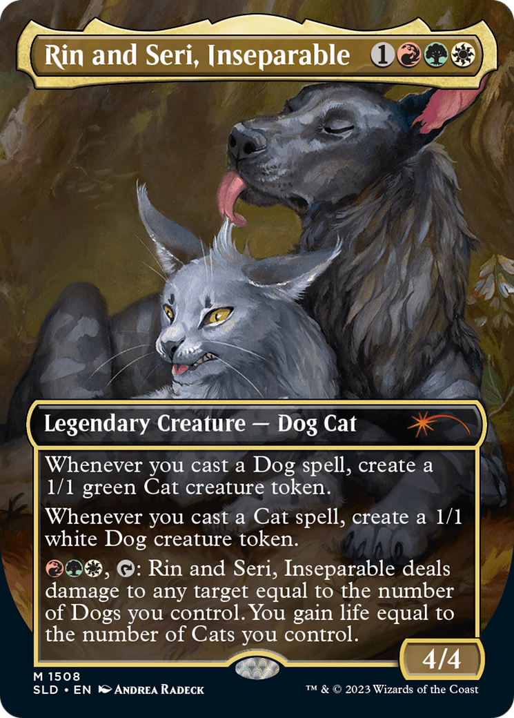 Rin and Seri, Inseparable (1508) // Rin and Seri, Inseparable [Secret Lair Commander Deck: Raining Cats and Dogs] | L.A. Mood Comics and Games