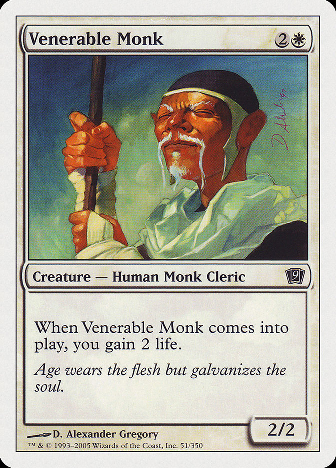 Venerable Monk [Ninth Edition] | L.A. Mood Comics and Games