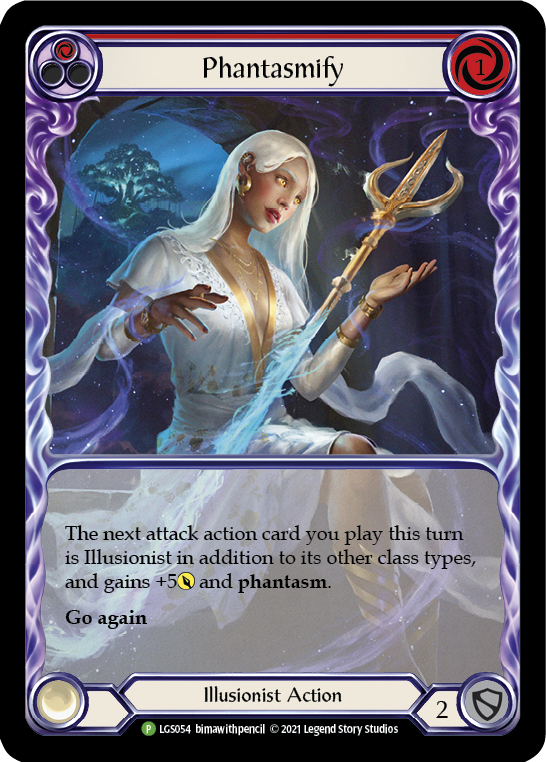 Phantasmify (Red) [LGS054] (Promo)  Rainbow Foil | L.A. Mood Comics and Games