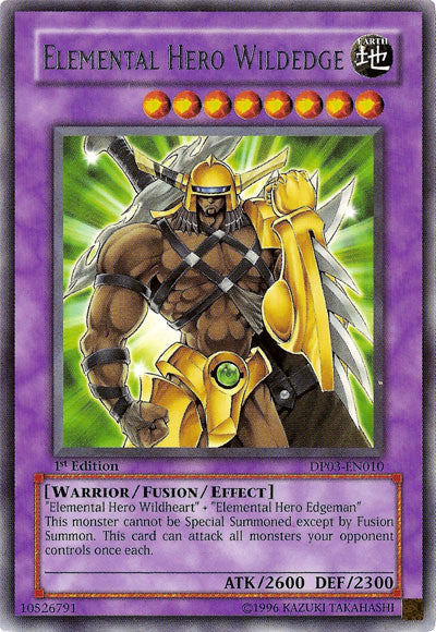 Elemental Hero Wildedge [DP03-EN010] Rare | L.A. Mood Comics and Games