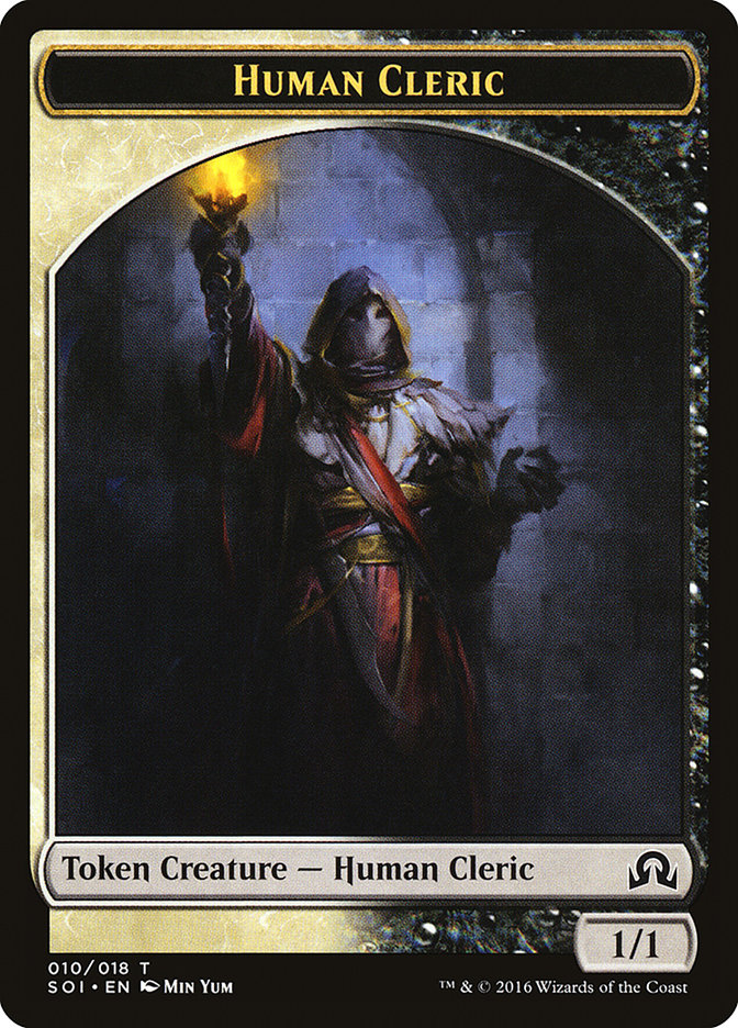 Human Cleric Token [Shadows over Innistrad Tokens] | L.A. Mood Comics and Games