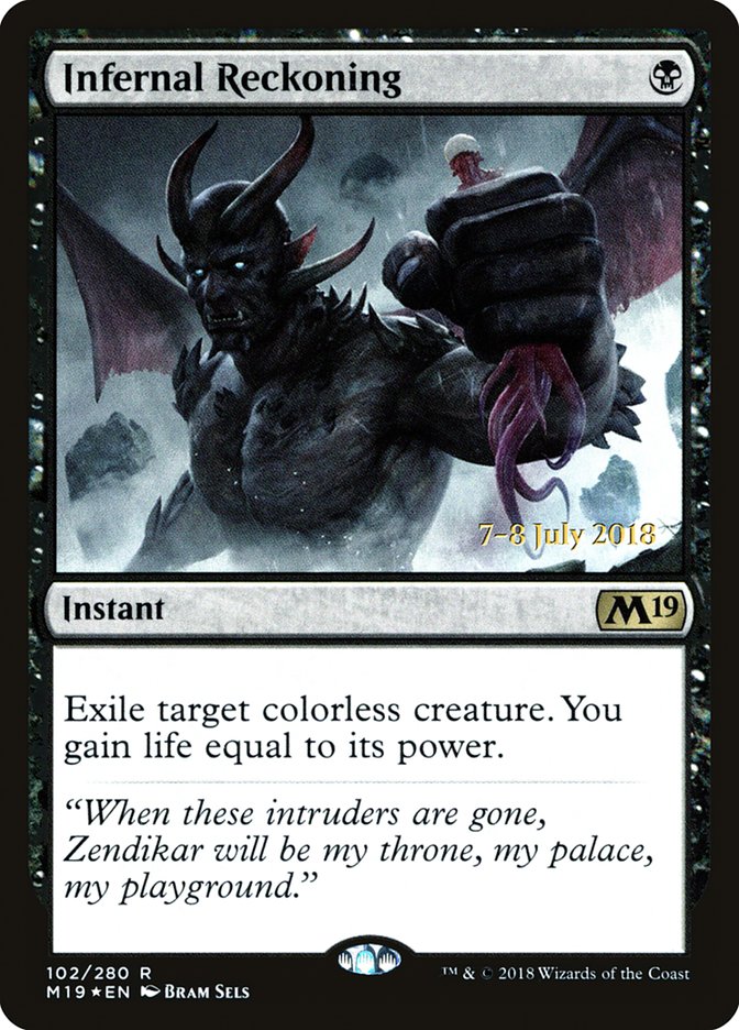 Infernal Reckoning [Core Set 2019 Prerelease Promos] | L.A. Mood Comics and Games