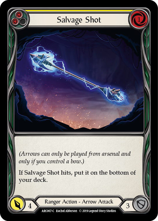 Salvage Shot (Yellow) [ARC067-C] (Arcane Rising)  1st Edition Rainbow Foil | L.A. Mood Comics and Games