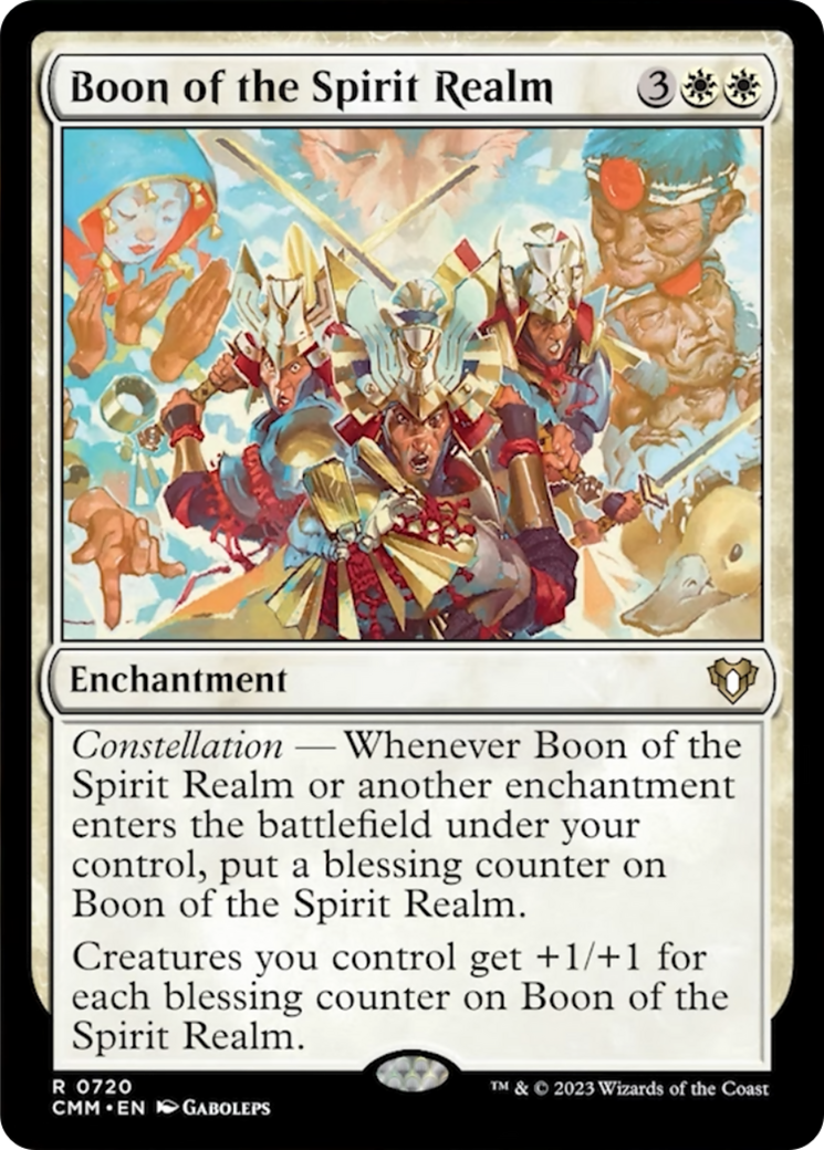 Boon of the Spirit Realm [Commander Masters] | L.A. Mood Comics and Games