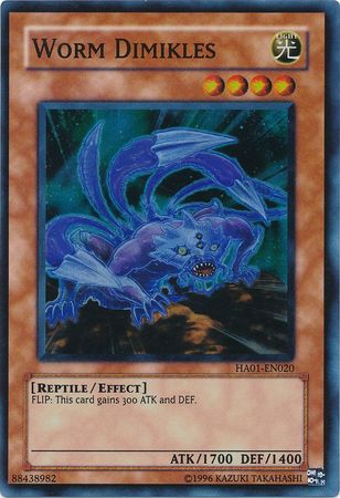 Worm Dimikles [HA01-EN020] Super Rare | L.A. Mood Comics and Games