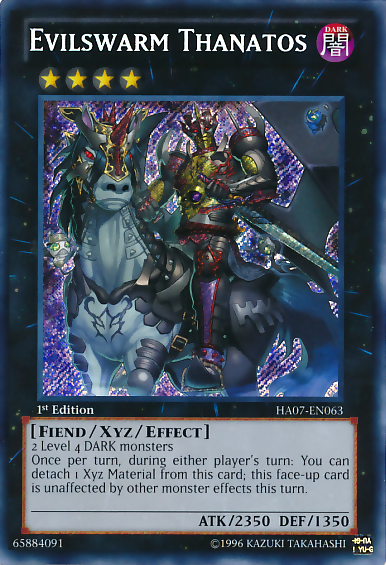 Evilswarm Thanatos [HA07-EN063] Secret Rare | L.A. Mood Comics and Games