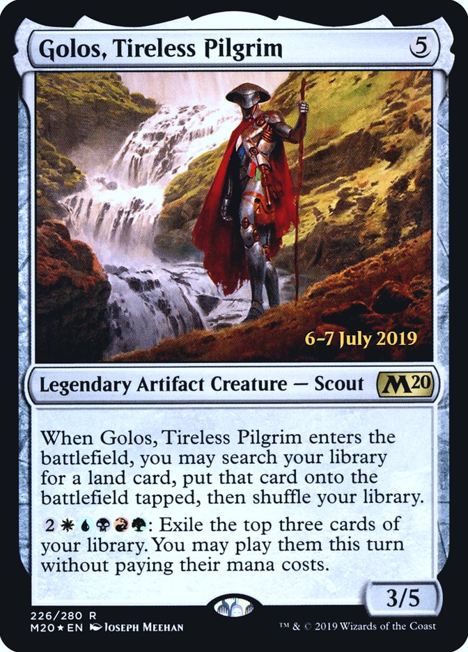 Golos, Tireless Pilgrim [Core Set 2020 Prerelease Promos] | L.A. Mood Comics and Games