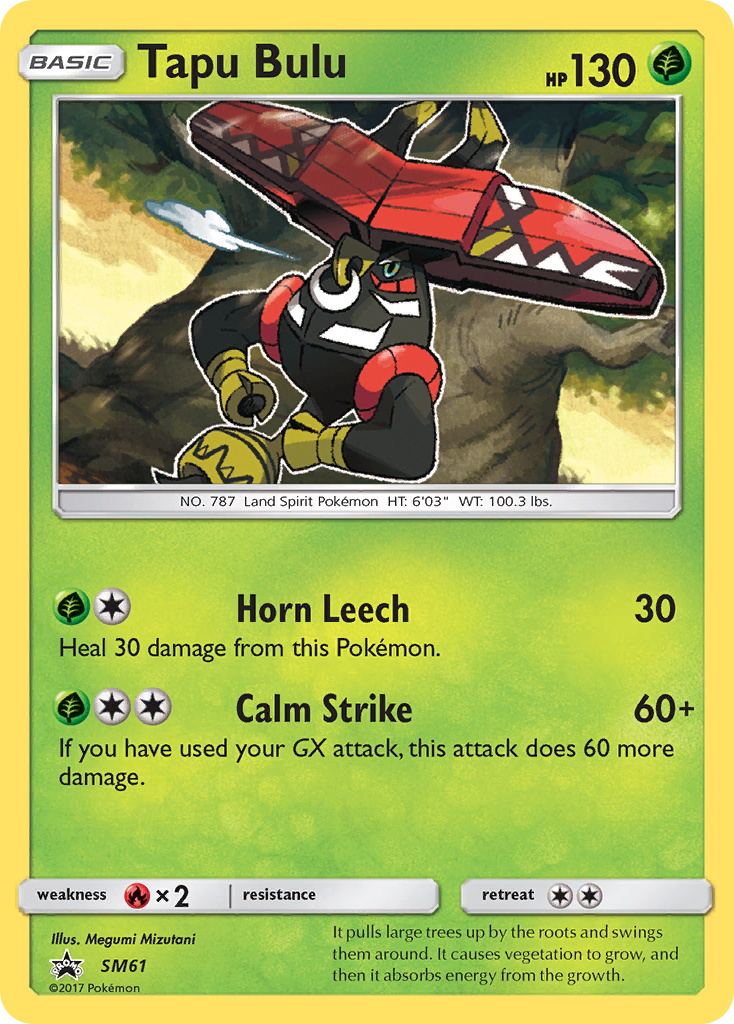 Tapu Bulu (SM61) [Sun & Moon: Black Star Promos] | L.A. Mood Comics and Games