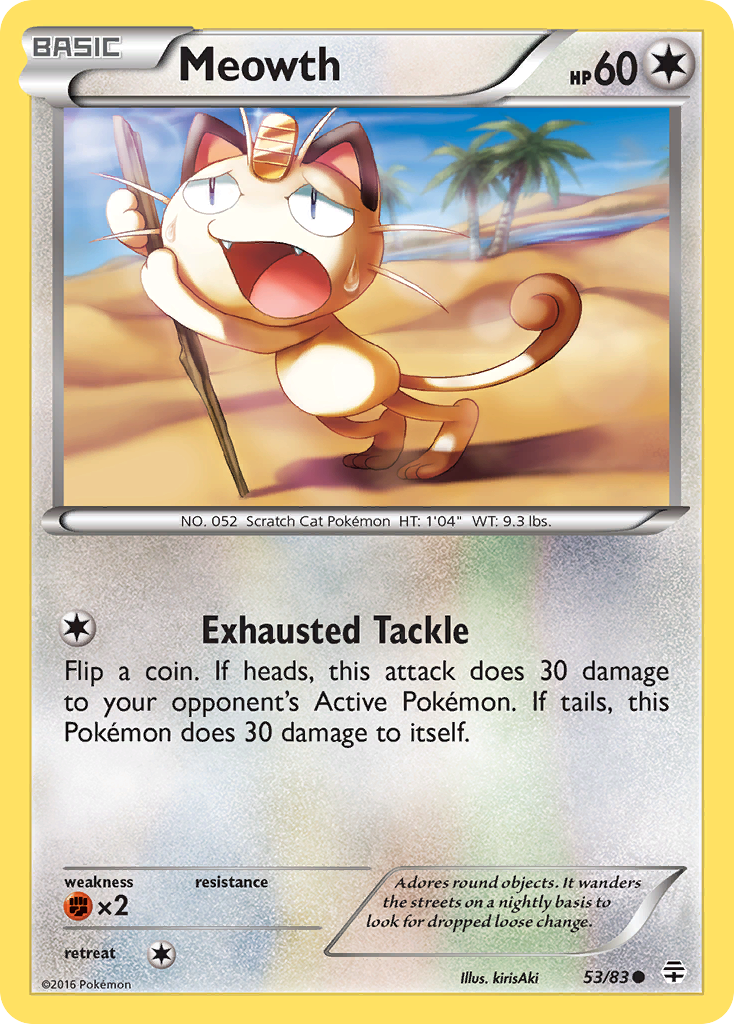 Meowth (53/83) [XY: Generations] | L.A. Mood Comics and Games