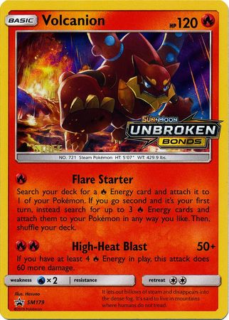 Volcanion (SM179) (Staff Prerelease Promo) [Sun & Moon: Black Star Promos] | L.A. Mood Comics and Games