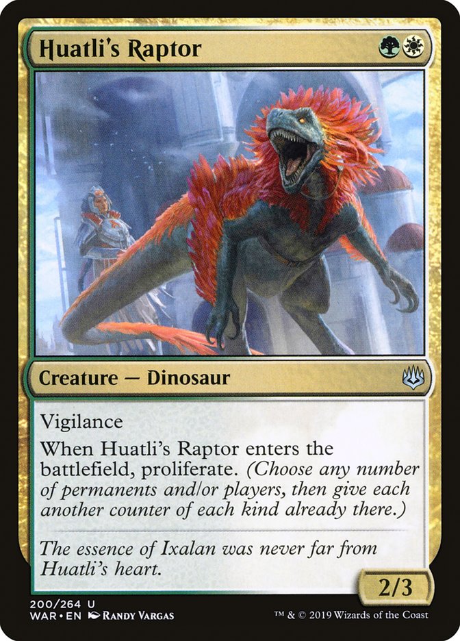 Huatli's Raptor [War of the Spark] | L.A. Mood Comics and Games