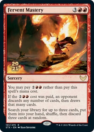 Fervent Mastery [Strixhaven: School of Mages Prerelease Promos] | L.A. Mood Comics and Games