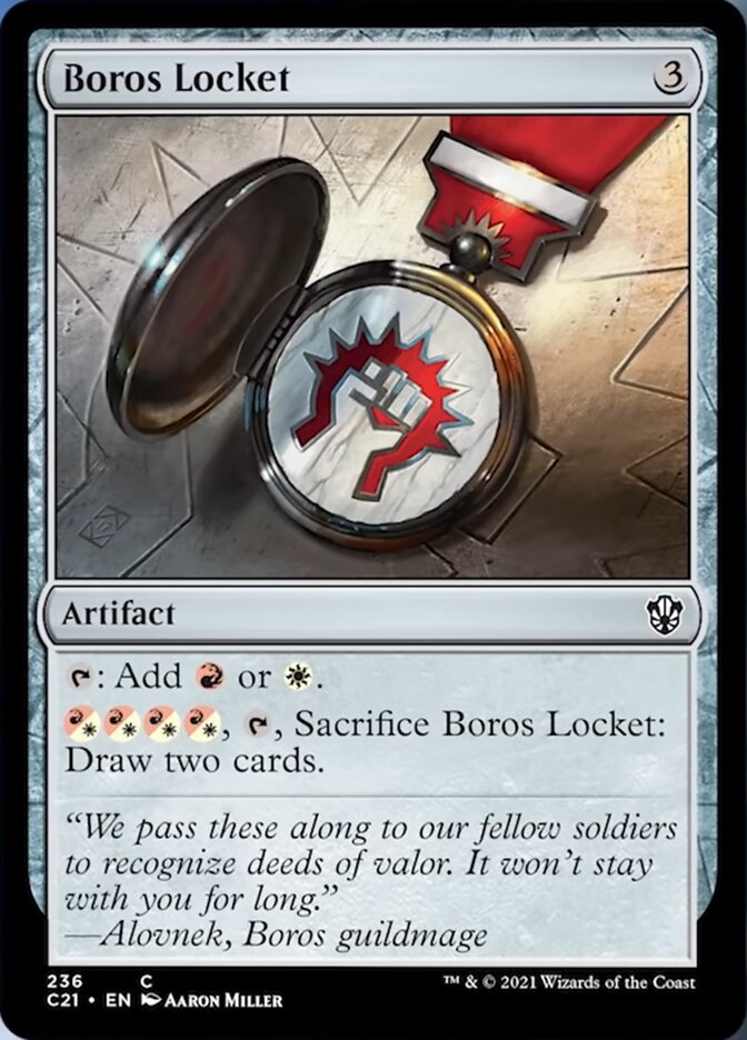 Boros Locket [Commander 2021] | L.A. Mood Comics and Games