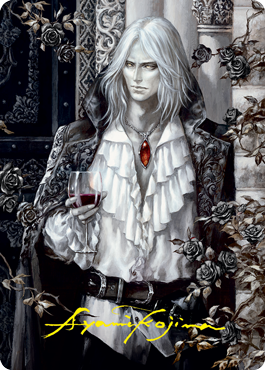 Sorin the Mirthless 2 Art Card (Gold-Stamped Signature) [Innistrad: Crimson Vow Art Series] | L.A. Mood Comics and Games