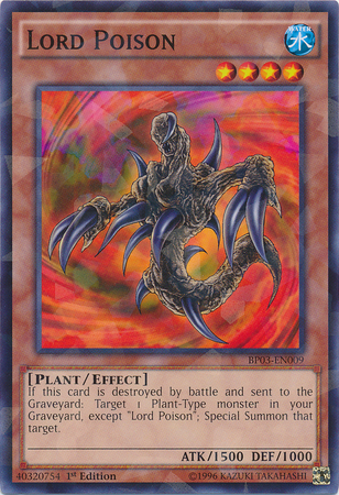 Lord Poison [BP03-EN009] Shatterfoil Rare | L.A. Mood Comics and Games