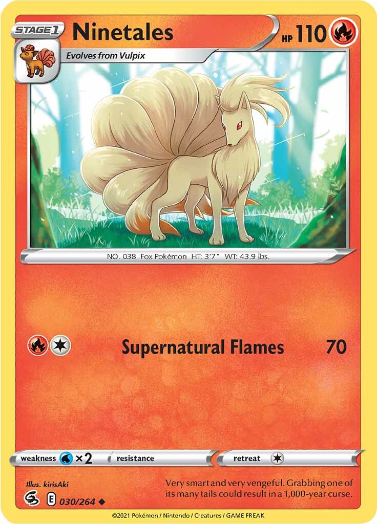 Ninetales (030/264) [Sword & Shield: Fusion Strike] | L.A. Mood Comics and Games