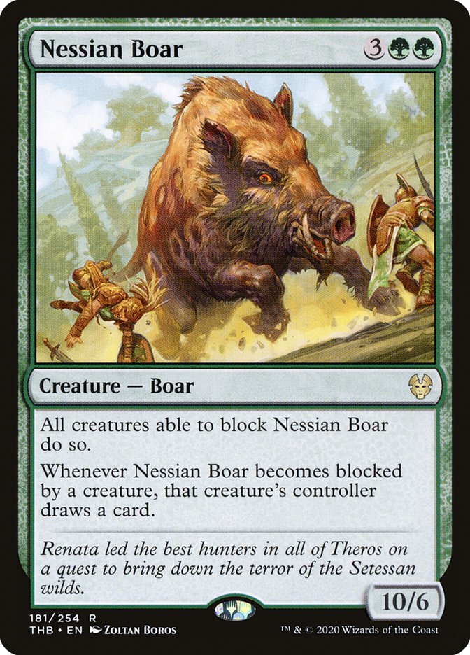 Nessian Boar [Theros Beyond Death] | L.A. Mood Comics and Games