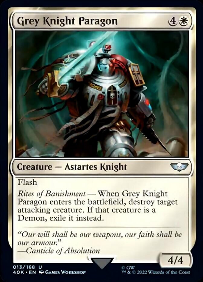 Grey Knight Paragon (Surge Foil) [Warhammer 40,000] | L.A. Mood Comics and Games