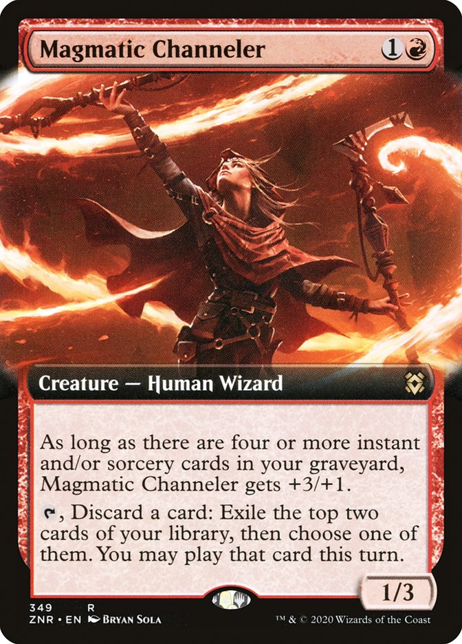 Magmatic Channeler (Extended Art) [Zendikar Rising] | L.A. Mood Comics and Games