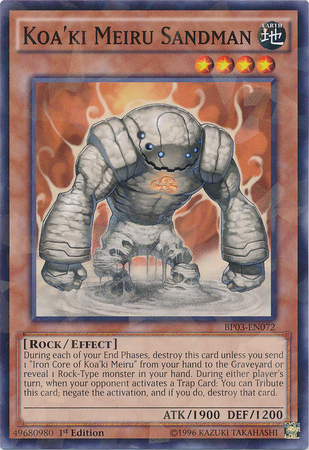 Koa'ki Meiru Sandman [BP03-EN072] Shatterfoil Rare | L.A. Mood Comics and Games