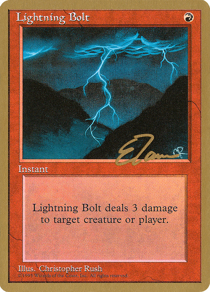 Lightning Bolt (Eric Tam) [Pro Tour Collector Set] | L.A. Mood Comics and Games