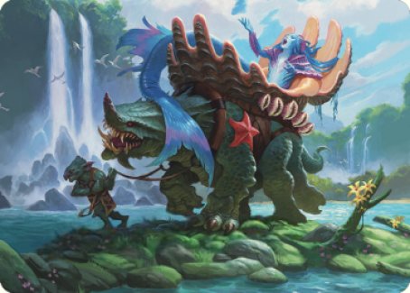 Vodalian Mindsinger Art Card [Dominaria United Art Series] | L.A. Mood Comics and Games