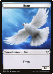 Bird // Kor Ally Double-Sided Token [Zendikar Rising Commander Tokens] | L.A. Mood Comics and Games