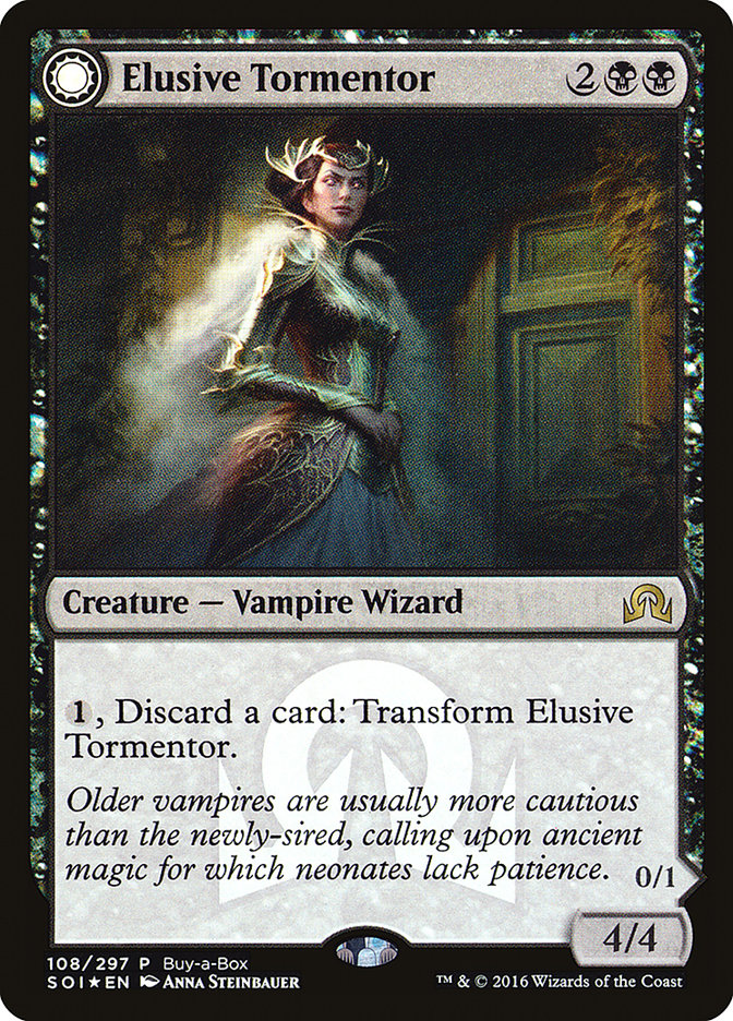 Elusive Tormentor // Insidious Mist (Buy-A-Box) [Shadows over Innistrad Promos] | L.A. Mood Comics and Games