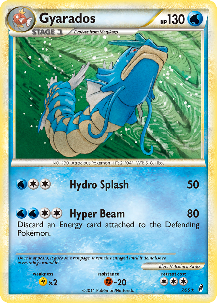 Gyarados (7/95) [HeartGold & SoulSilver: Call of Legends] | L.A. Mood Comics and Games