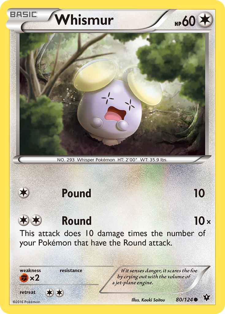 Whismur (80/124) [XY: Fates Collide] | L.A. Mood Comics and Games