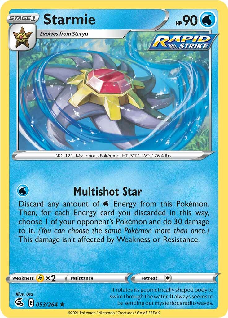 Starmie (053/264) [Sword & Shield: Fusion Strike] | L.A. Mood Comics and Games