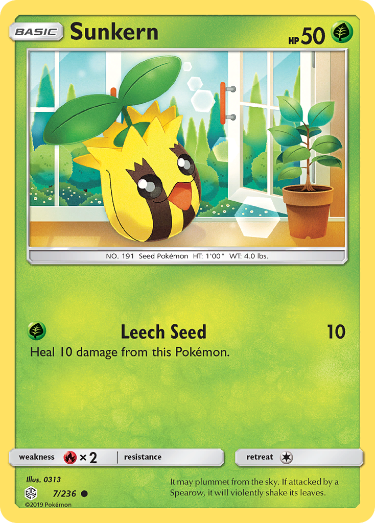 Sunkern (7/236) [Sun & Moon: Cosmic Eclipse] | L.A. Mood Comics and Games