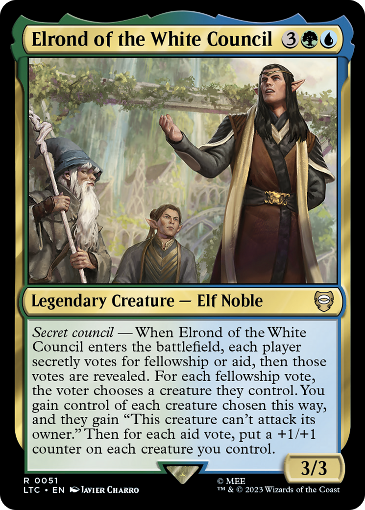 Elrond of the White Council [The Lord of the Rings: Tales of Middle-Earth Commander] | L.A. Mood Comics and Games
