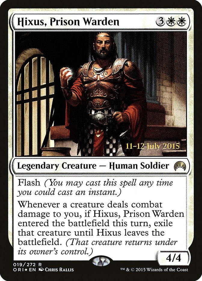 Hixus, Prison Warden [Magic Origins Prerelease Promos] | L.A. Mood Comics and Games