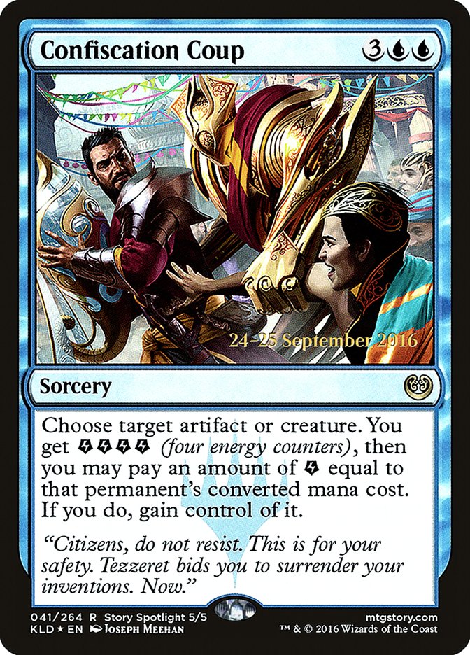 Confiscation Coup [Kaladesh Prerelease Promos] | L.A. Mood Comics and Games