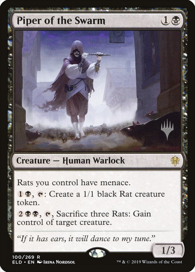 Piper of the Swarm (Promo Pack) [Throne of Eldraine Promos] | L.A. Mood Comics and Games