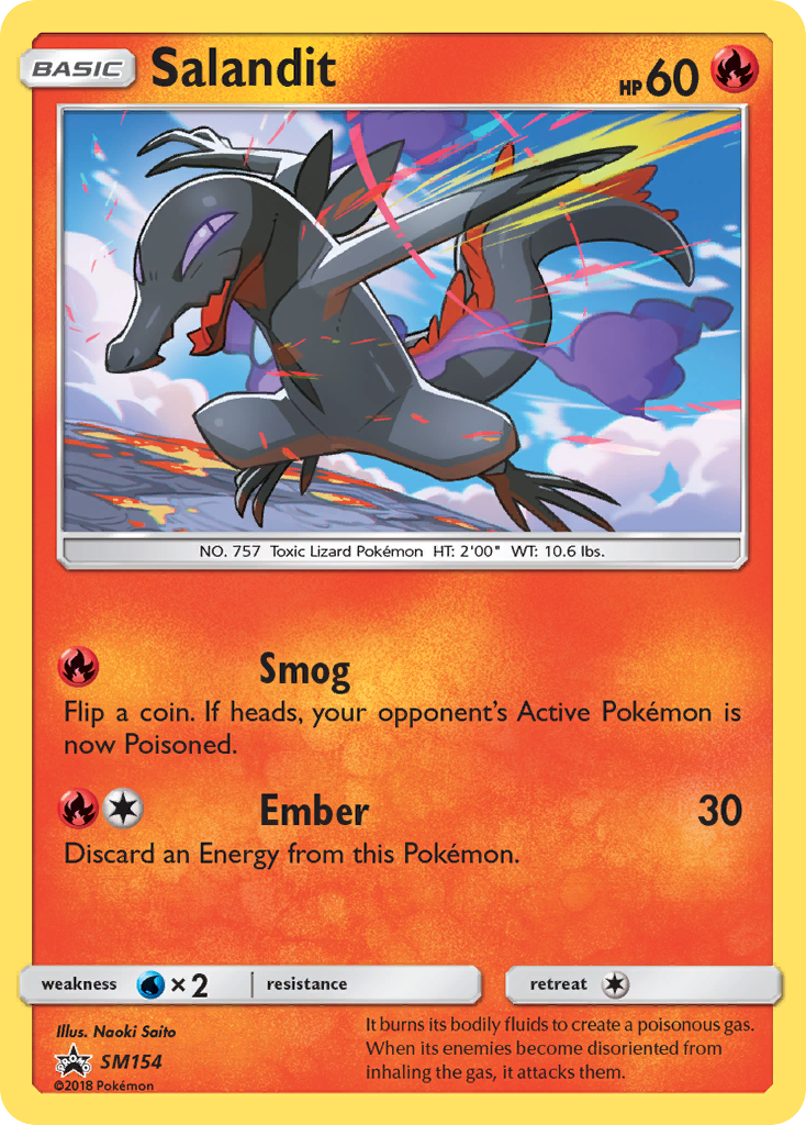 Salandit (SM154) [Sun & Moon: Black Star Promos] | L.A. Mood Comics and Games