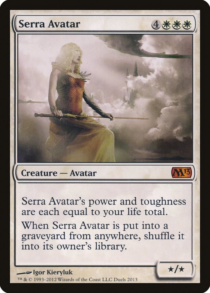 Serra Avatar (Duels of the Planeswalkers Promos) [Duels of the Planeswalkers Promos 2012] | L.A. Mood Comics and Games