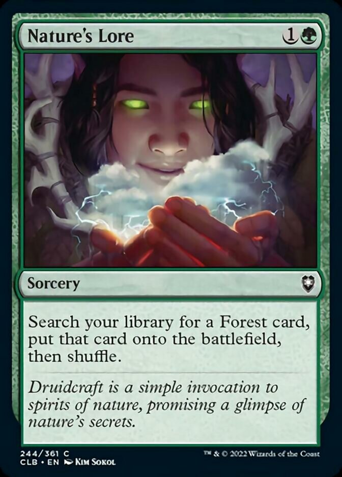 Nature's Lore [Commander Legends: Battle for Baldur's Gate] | L.A. Mood Comics and Games