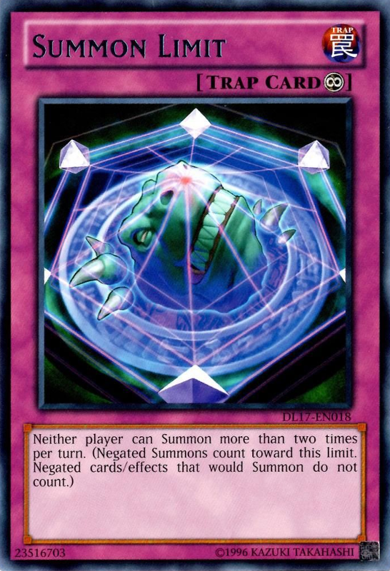Summon Limit (Purple) [DL17-EN018] Rare | L.A. Mood Comics and Games