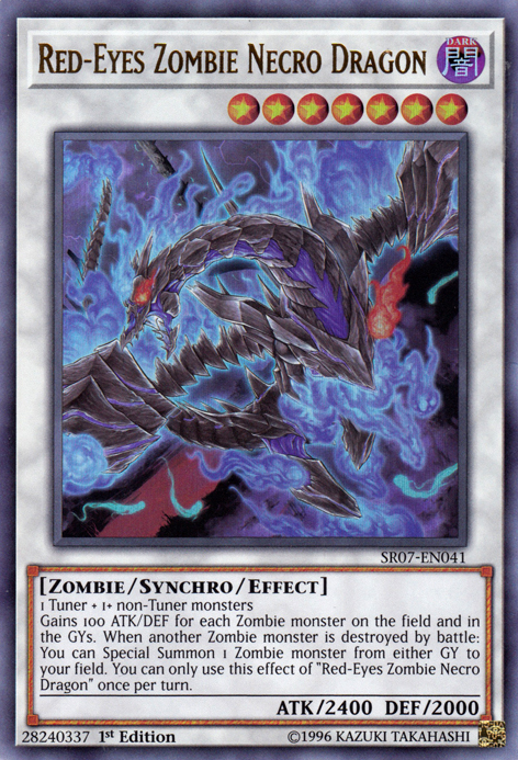 Red-Eyes Zombie Necro Dragon [SR07-EN041] Ultra Rare | L.A. Mood Comics and Games