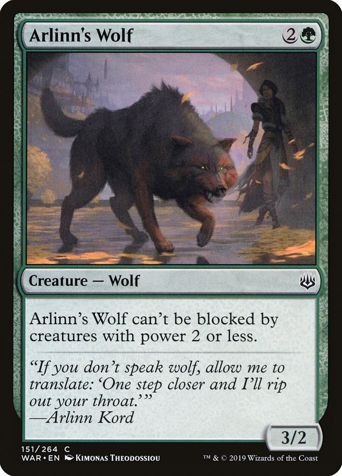 Arlinn's Wolf [War of the Spark] | L.A. Mood Comics and Games