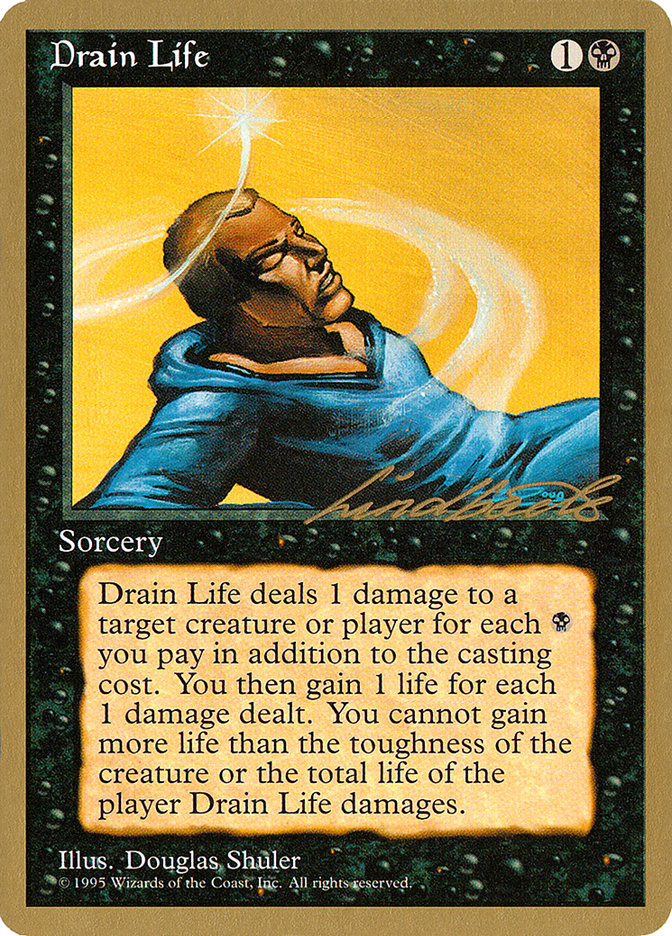 Drain Life (Leon Lindback) [Pro Tour Collector Set] | L.A. Mood Comics and Games