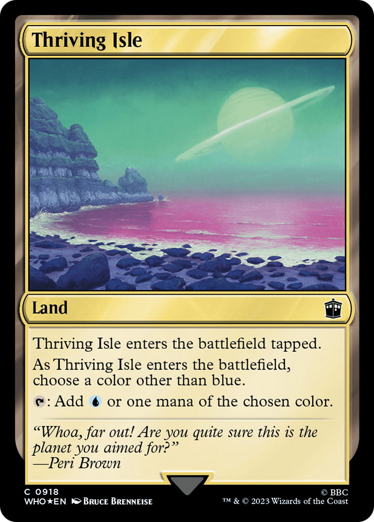 Thriving Isle (Surge Foil) [Doctor Who] | L.A. Mood Comics and Games