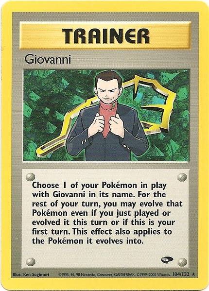 Giovanni (104/132) [Gym Challenge Unlimited] | L.A. Mood Comics and Games