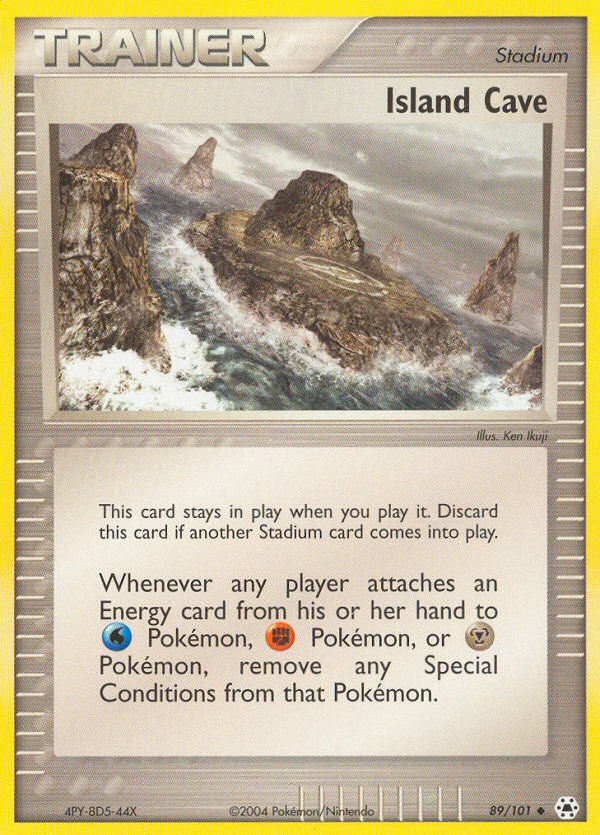 Island Cave (89/101) [EX: Hidden Legends] | L.A. Mood Comics and Games