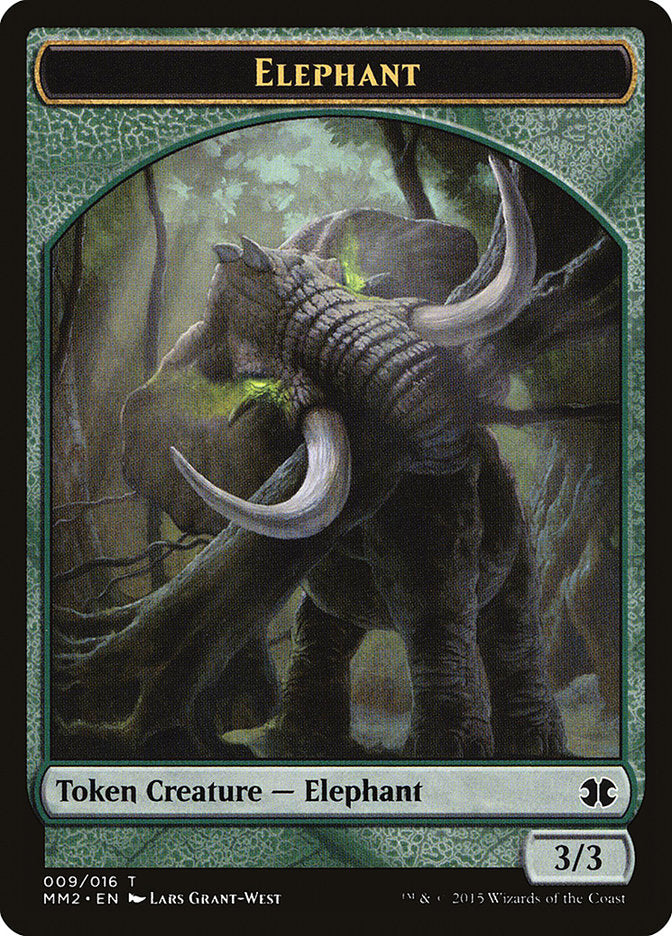 Elephant Token [Modern Masters 2015 Tokens] | L.A. Mood Comics and Games