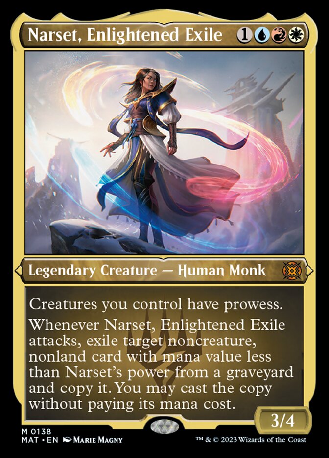 Narset, Enlightened Exile (Foil Etched) [March of the Machine: The Aftermath] | L.A. Mood Comics and Games